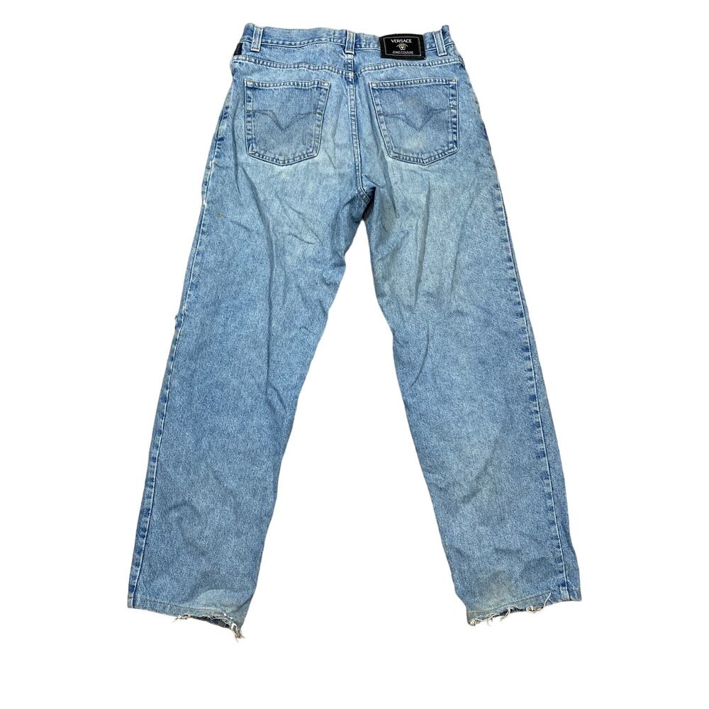 Versace Jeans Ittierre Couture Italy Distressed Tapered Jeans Men's 30x30